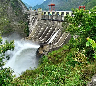 Chamera Dam & boating point